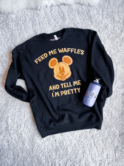 Feed Me Waffles Sweater