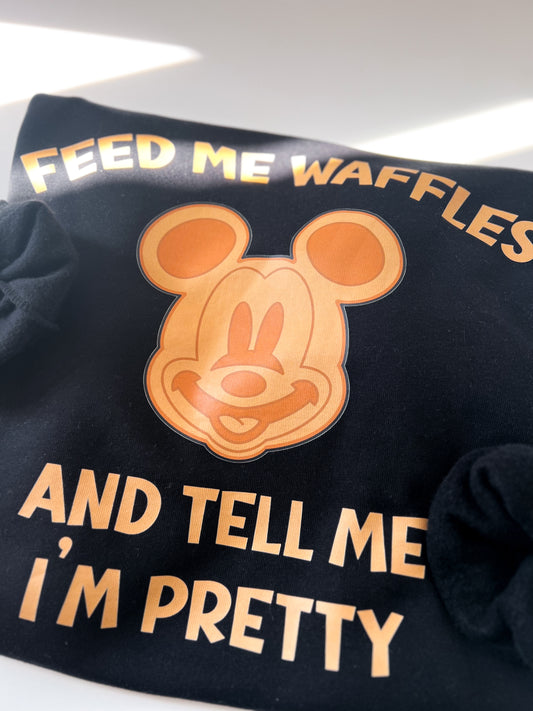 Feed Me Waffles Sweater