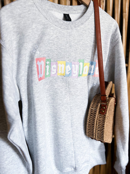 Disneyland Sweater Pastel