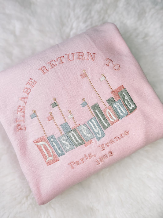 Bitte kehren Sie zum Pullover zurück - Pink