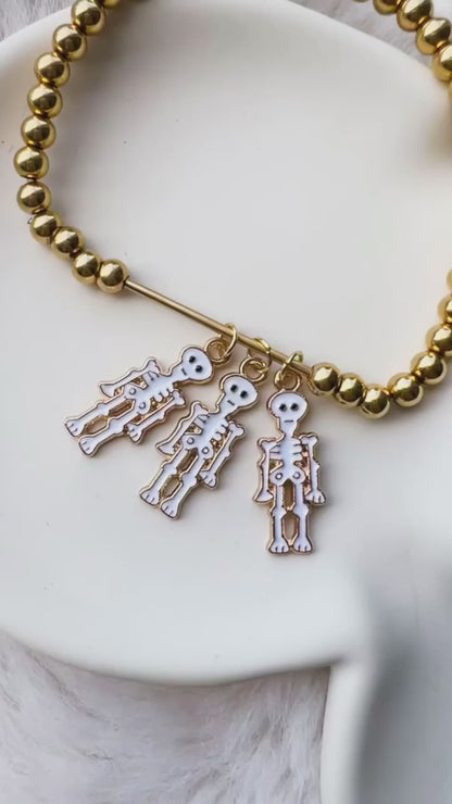 Spooky Charm Bar Bracelet